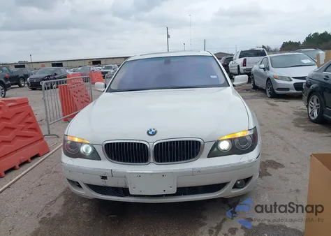 2006 BMW 750Li z USA, uszkodzony, nr VIN WBAHN835X6DT30740